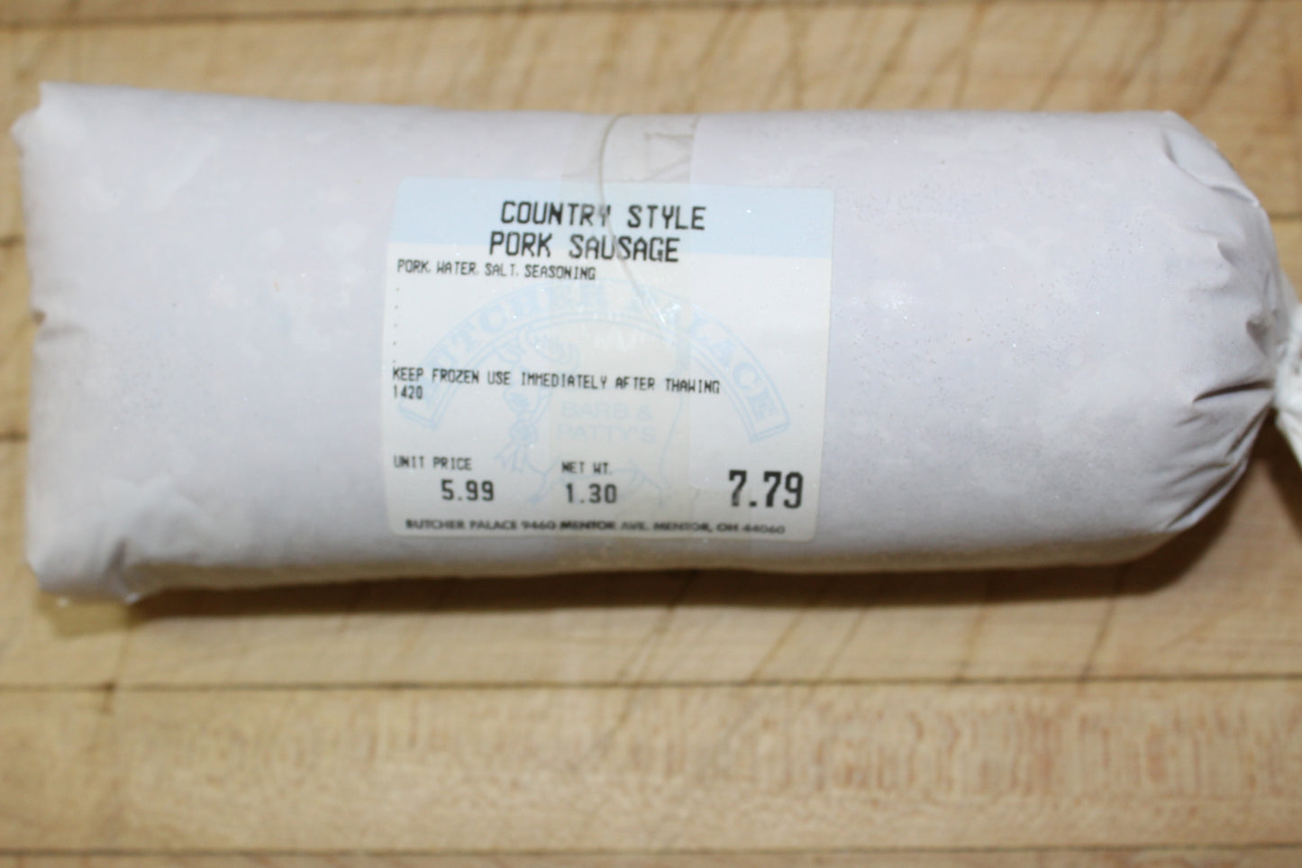 Country Breakfast sausage
