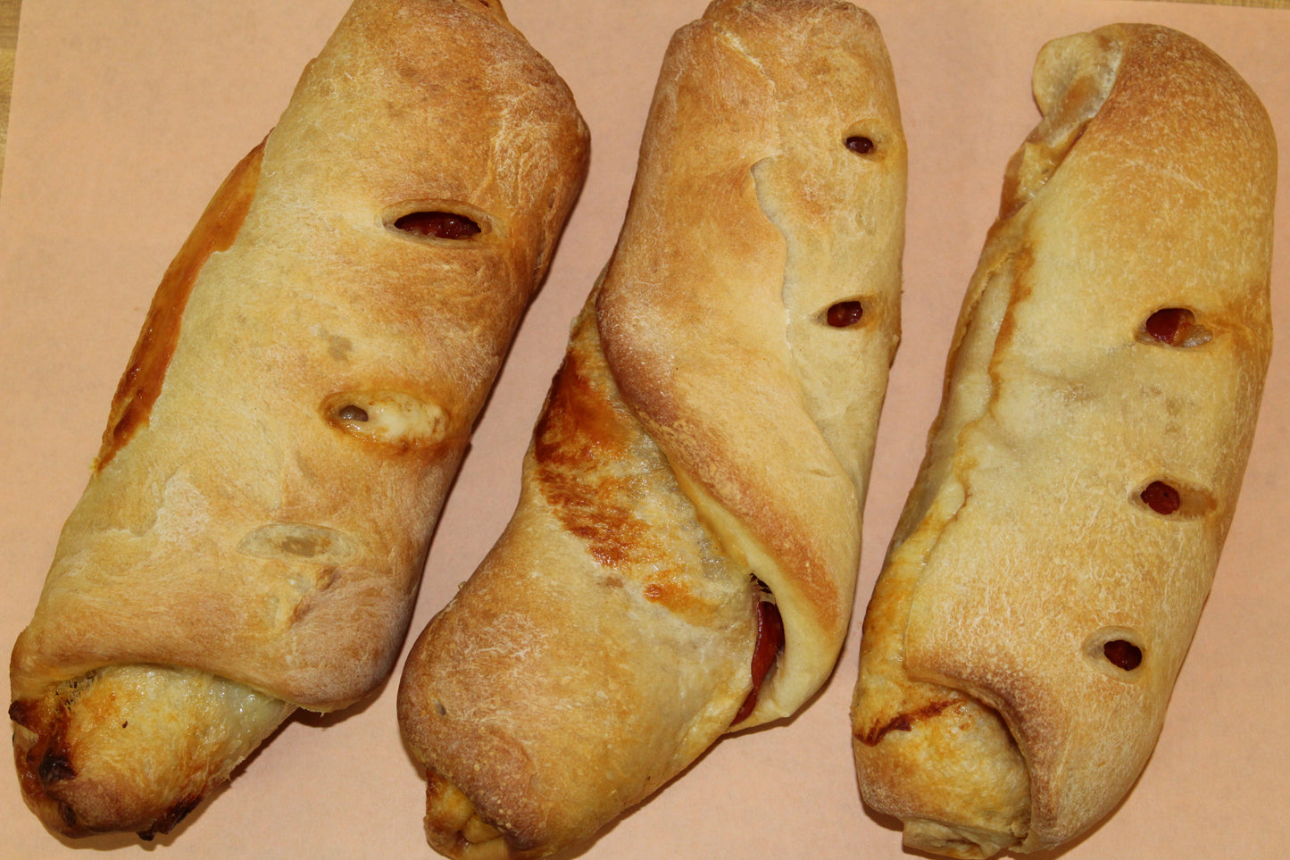 Homemade Mild Pepperoni Roll