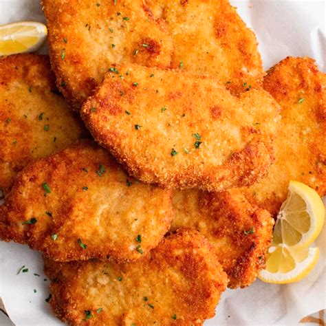 Breaded Pork Schnitzel Fully Cooked